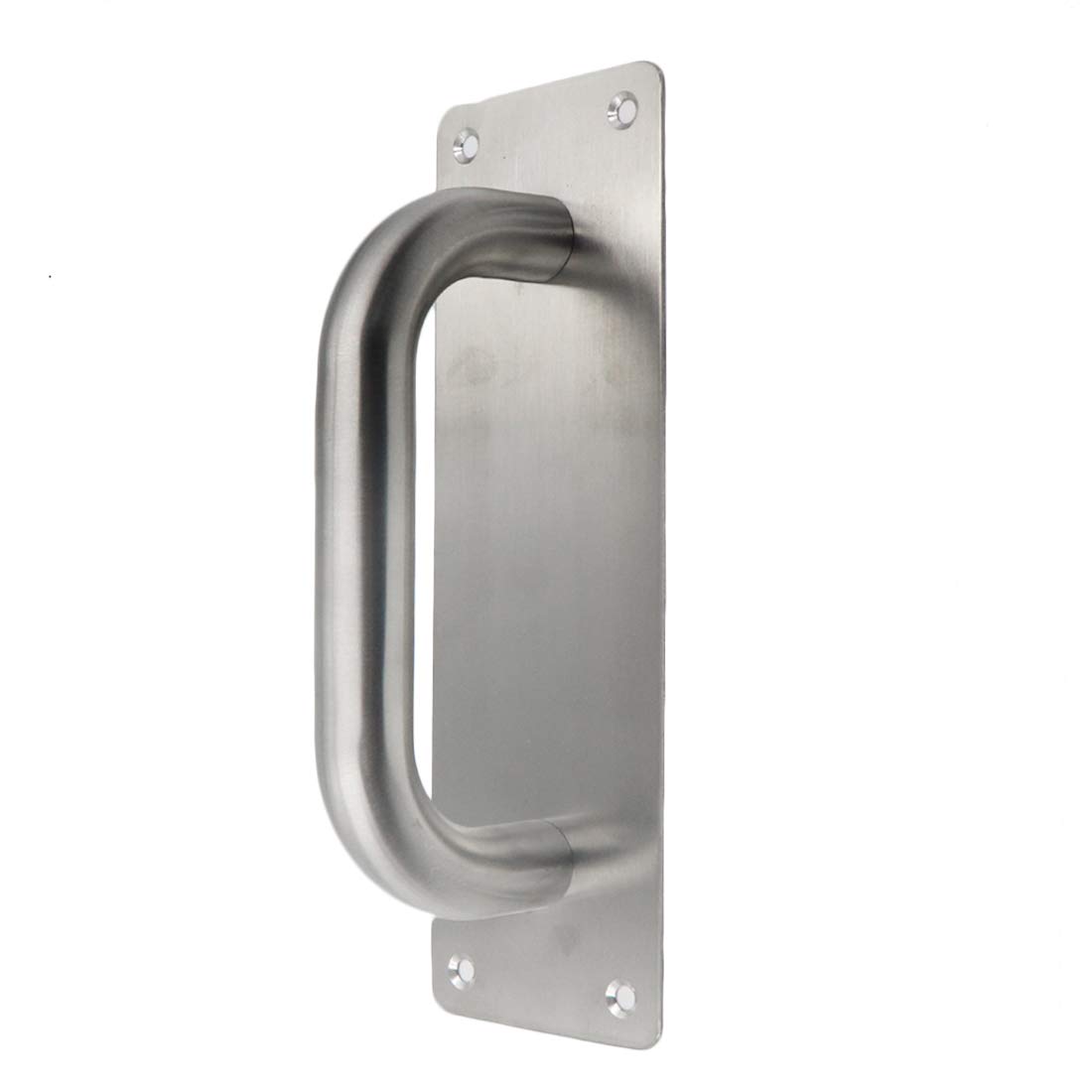 Rannb Door Pull Plate with Handle Stainless Steel