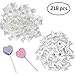 Wedding Candy Favors | 216 Wrapped Buttermints and 2 Bonus Love Heart Lollipops ● Wedding & Engagement Party Favors - 1 Bag of Two Hearts (108 pc) + 1 Bag of Mr. and Mrs. Mints (108 pc)