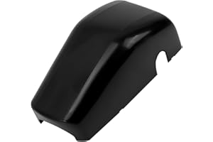 AHULIAO RV Awning Cover for Lippert Components & Solera, Camper Trailer Awning Motor Cap, 643923 Regal End Head Covers Idler Front 9.16 x 4.61 x 3.48 Inches (Black, 1 Pack)