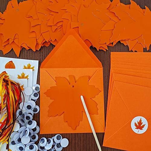 Winlyn 72 Units Magic Coloration Scratch Fall Leaf Ornaments Craft Package Scratch Artwork Paper Maple Leaf Cutouts Grasp Favor Tags Bookmarks for Youngsters Classroom Autumn Occasion Favors Halloween Thanksgiving Decor