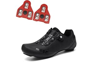 Migoldhot Womens Cycling Shoes with Cleats Set Compatible Peloton Bike Delta SPD Indoor Cycling Shoes Women Bicycle Cycle Sho