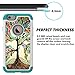 iPhone 6s Plus Case, iPhone 6 Plus Cases, UrSpeedtekLive [Shock Absorption] Dual Layer Heavy Duty Protective Silicone Plastic Cover Case for iPhone 6 Plus/ 6s Plus 5.5 inch- Love Tree