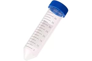 Conical Centrifuge Tubes 50mL - 50 Pack,Container with Graduated and Write-on Spot, Non-Pyrogenic, DN/RNase Free