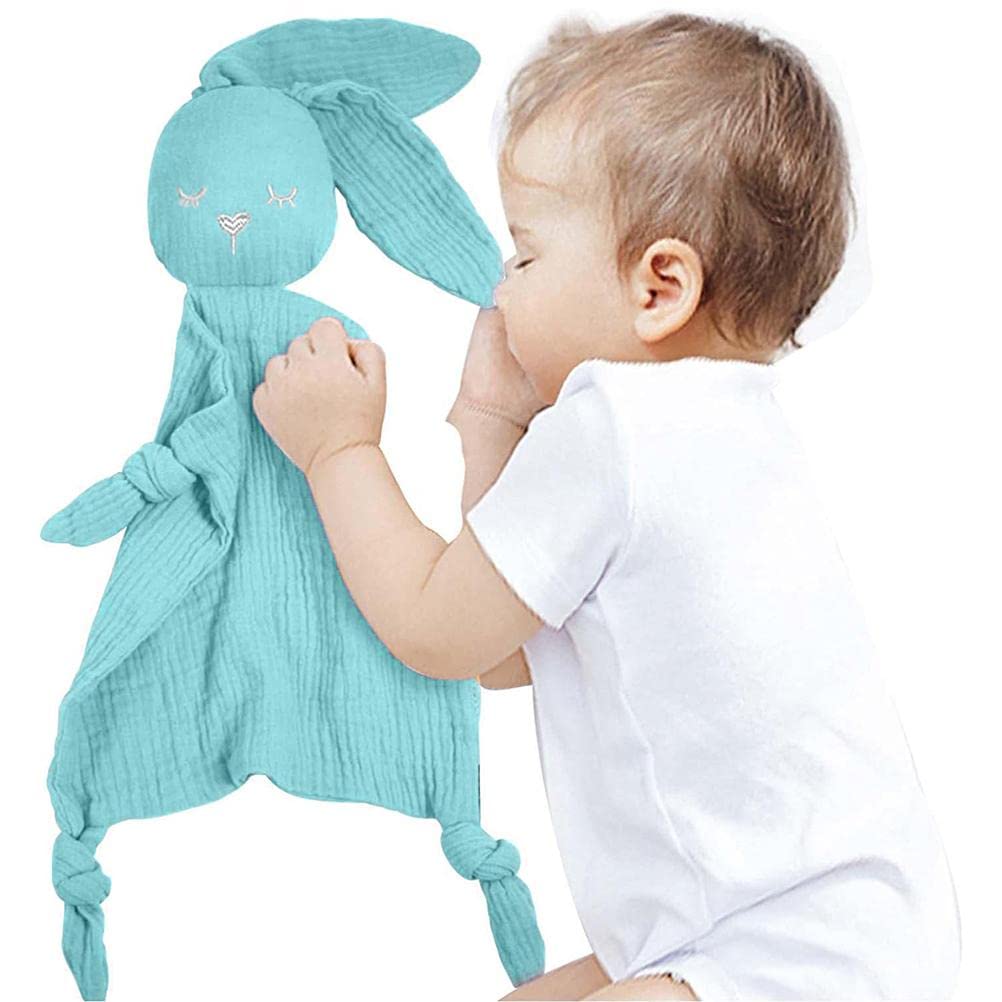 spier Baby Cuddle Blanket Rabbit Cuddly Toy Cuddly Blanket Baby Sleep Aid Comforter Baby Safety Blanket for Newborn Boys and Girls