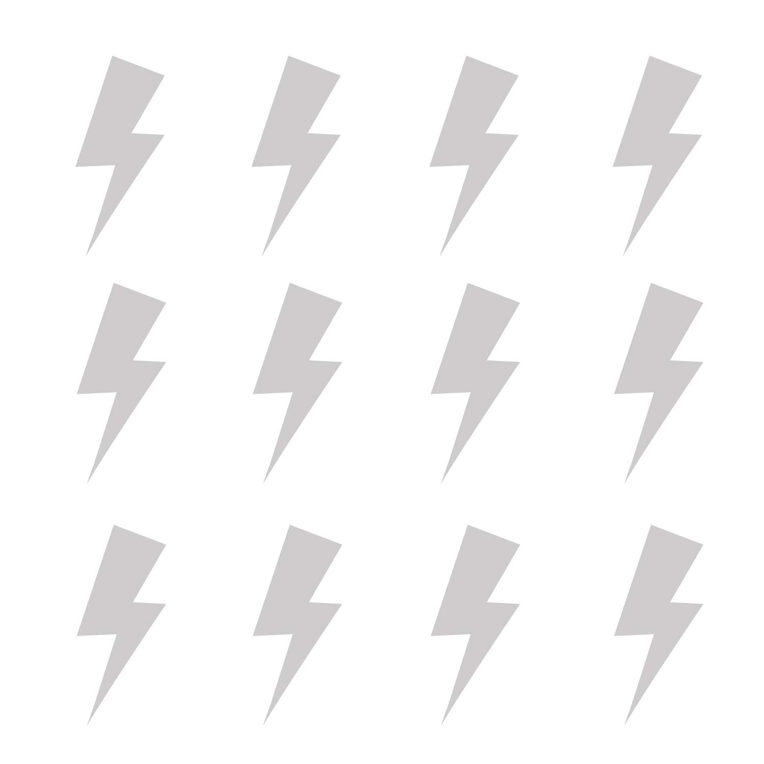 Lightning bolt wall stickers | Lots of colours options available | Perfect for a baby's nursery or child's bedroom