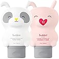 Bubbsi Baby Acne & KP Duo | Organic Coconut Oil Baby Wash & Baby Lotion | Light Natural Scent | Won't irritate eyes | Organic Coconut Oil + Shea | For Face & Body | Gentle, Sulfate-free