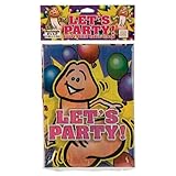 Let's Party Happy Penis Partyware Table Cloth