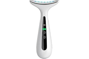 AZMAVO Facial and Neck Massager for Face, Neck & Eye - Skin Lifting & Firming - Wrinkle & Dark Circle Reducer - at Home Skin Care Face Sculpting Tool and Neck Massager