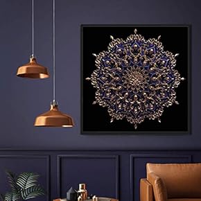 Floating Framed Canvas Wall Art for Living Room, Bedroom Runner Canvas Prints for Home Decoration Ready to Hang - 16x16 inches