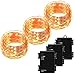 Kohree 3 Pack 10ft 60 LEDs Fairy String Lights, AA Battery Powered Decor Rope Lights For Seasonal Decorative Christmas Holiday, Wedding, Parties With Timer & Battery Box (Warm White)