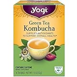 Yogi Tea Green Tea Kombucha Organic, 16 Count