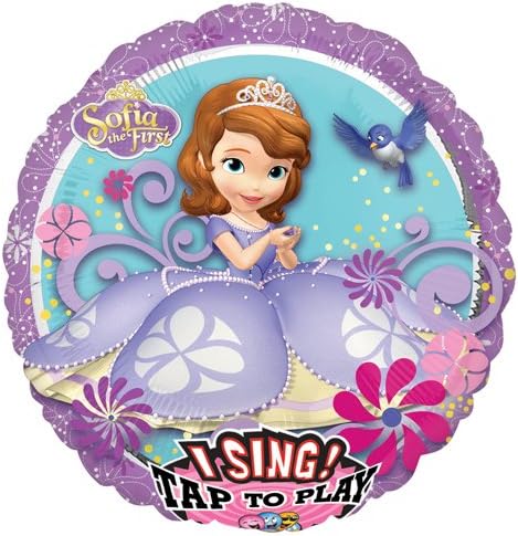 Anagram Sofia The First Sing-A-Tune Foil Balloon, 28", Multicolored