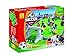 BRICK-LAND Sport Compatible Building Block Toy Set, 9 Soccer Players with Goal Nets and Soccer Field for Kids 6+, 251 Piece