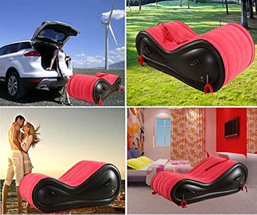 Portable Inflatable Sofa Lounge Chair L-ové Position Sofa with