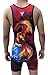 ri-Titans Ryu- Dragon vs Phoenix Reversible Red Blue Wrestling Singlet - Freestyle Roman Folkstyle