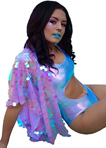 Freedom Rave Wear Sugar Plum Sequin Kimono