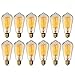 Vintage Edison Bulb KINGSO Dimmable 60W Edison Light Bulb Squirrel Cage Filament Incandescent Antique Light Bulb E27 E26 Base ST64 110V - 12 Pack