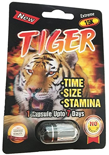 Tiger Extreme 15K 3D - 5 Pills Male Enhancement Pill - Fast US Shipping