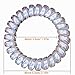 Hodooly 6 Count Hair Ties, Multicolor, Spiral Hair Ties for Thick, Curly and Long Hair, Traceless Hair Ties, Mega Hair Coil Set, Dent, Creaseless and No Headaches