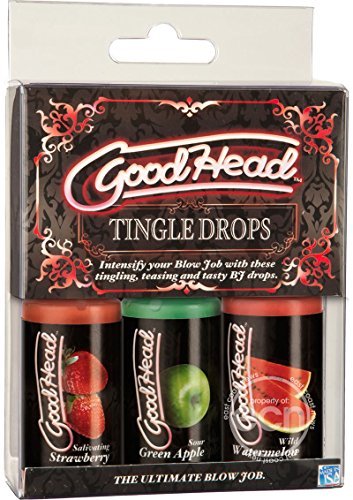 Doc Johnson Goodhead Tingle Drops Warming Cooling Tingling Oral Sex Enhancer Set