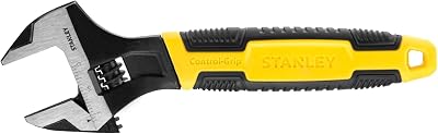 Stanley Maxsteel Adjustable Wrench 30 x 200mm Bi-Material Handle Pack of 5