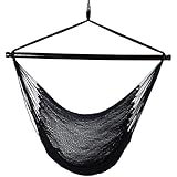 Algoma 4913N Hanging Polyester Rope Chair, Navy