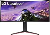 LG UltraGear 34GP63AP-B 34" QHD UltraWide Curved Gaming Monitor 160Hz 1ms HDR10 view 1