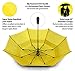 EEZ-Y Golf Umbrella - 58 Inch Windproof Rain Umbrellas w/Double Canopy - Compact, Portable & Break Resistant for Travel – Yellow