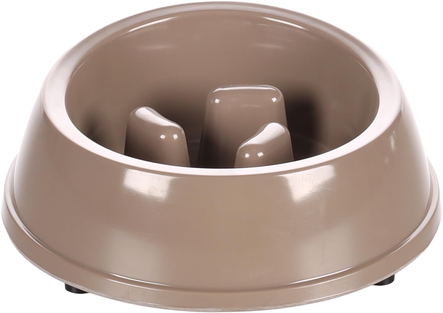 Flamingo FEEDING BOWL MANGI SLOW FEEDER TAUPE MELAMINE 225ML