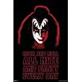 Kiss Poster Demon Gene Simmons Solo Album Rock and Roll All