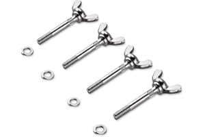 Hlsicnalm Stilts Wing Bolt Kit Replacement Spare Parts Accessories for Drywall Painting Decor 4 Packs