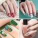 Dadiii Christmas Nail Stickers Art Gilt-edged Tattoo Decals Self-adhesive Sticker Nail Wraps with Christmas Designs (4 sheets)