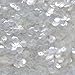 5mm CUP SEQUINS Crystal Iris Loose sequins for embroidery, applique, arts, crafts, and embellishment.