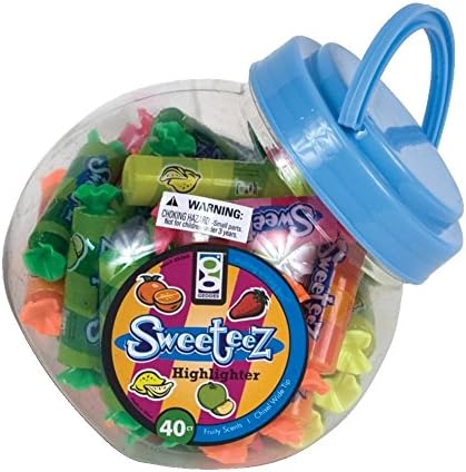 Raymond Geddes Sweeteez Scented Highlighter, 40 Pack (68360)