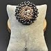 Ainow Mens Lapel Crystal Stick Brooch Pin for Suit Tuxedo Corsage