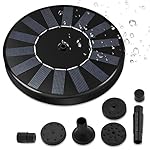 Solar Fountain Pump, Free Standing 1.4W Bird Bath Fountain Pump for Garden and Patio, Solar Panel Kit Water Pump (2017 Entry)
