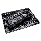 Anself PU Leather Soft Hand Cushion Pillow and Pad Rest Nail Art Arm Rest Holder Black