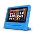Fire 7 case,Fire 7 2015 Case, Husidy Kids Shock Proof Convertible Handle Light Weight Super Protective Stand Cover for Amazon Fire Tablet (7 inch Display, 2015 Release Only), BLUE