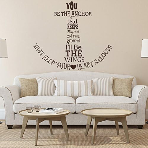 Ancre Theme Amour Autocollant Mural Vous Etre Le Ancre Master