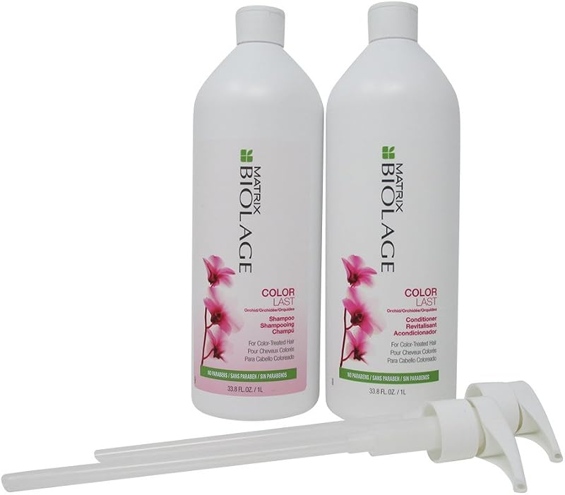 Matrix Biolage Colorlast Shampoo & Conditioner 1000ml Set with Pumps