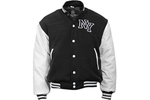Vintage NY Baseball Jacket - Black