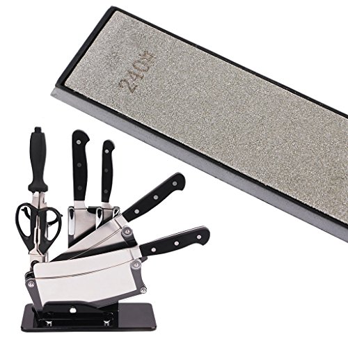 Kofun Sharpening Stone, 240 Grit Angle Apex Edge Diamond Knife Sharpener Whetstone Sharpening Stone