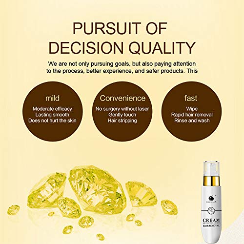 Huangou New Whitening Painless Hair Removal Private Parts Underarm Hair Removal (0.22Ib, White) - Thumbnail 7