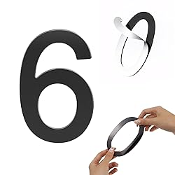 Habitable tree Self-adhesive House Numbers, Acrylic