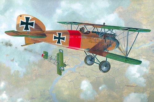 Roden Albatros D.III German Pursuit Sesquiplane Airplane Model Kit