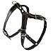 Real Leather Dog Walking Harness Medium Black, 21