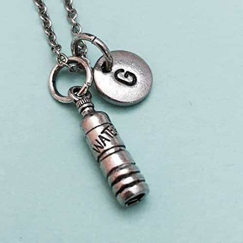 Bottle of water necklace, water bottle necklace, water