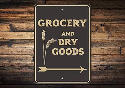 Amazon Com Grocery Decor Dry Goods Sign Pantry Decor Pantry