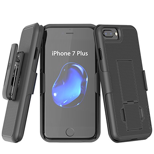 Iphone 7 plus 5.5" belt clip combo case w/ clikloc…