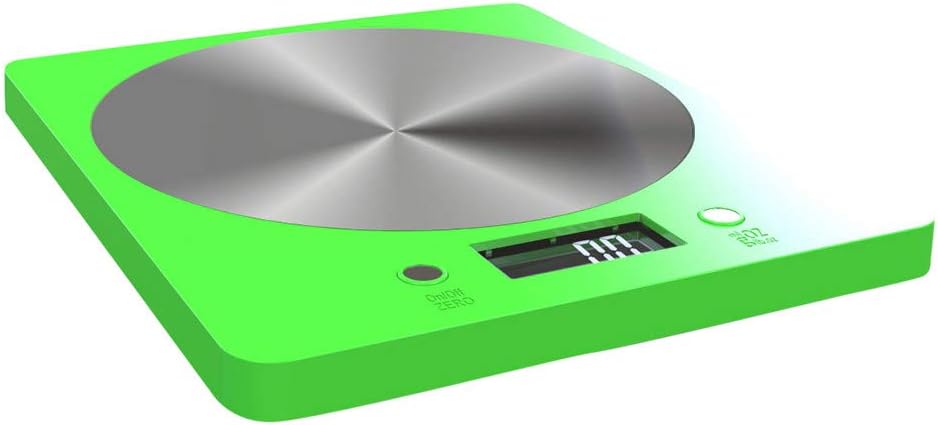 Digital Multifunction Kitchen Weighting Scale, Accurate Precision up to 5000g , Electronic Cooking Food Weighing Scales with LCD Display, Appliance for Home (Green)